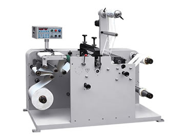 Model 320 round die cutting + slitting machine